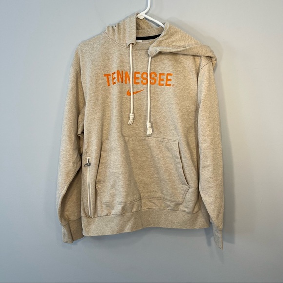 University of Tennessee Sweatshirt Womens Medium Beige Embroidered Nike Swoosh - Picture 1 of 11
